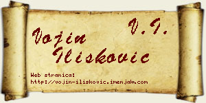 Vojin Ilišković vizit kartica
